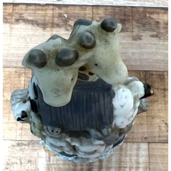 Noahs Ark Animal Ceramic Bell 5.5" Matte Finish - Picture 6 of 6